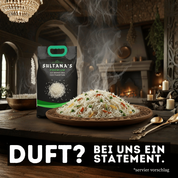 Basmati Reis 20kg - Sultana's Premium