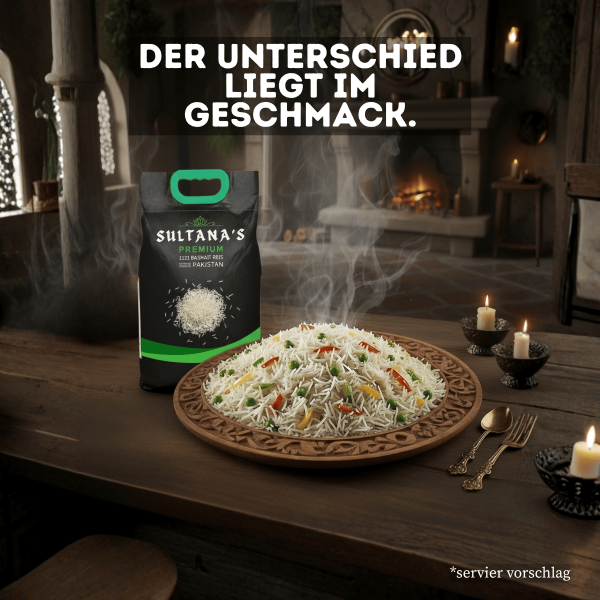 Basmati Reis 5kg - Sultana's Premium